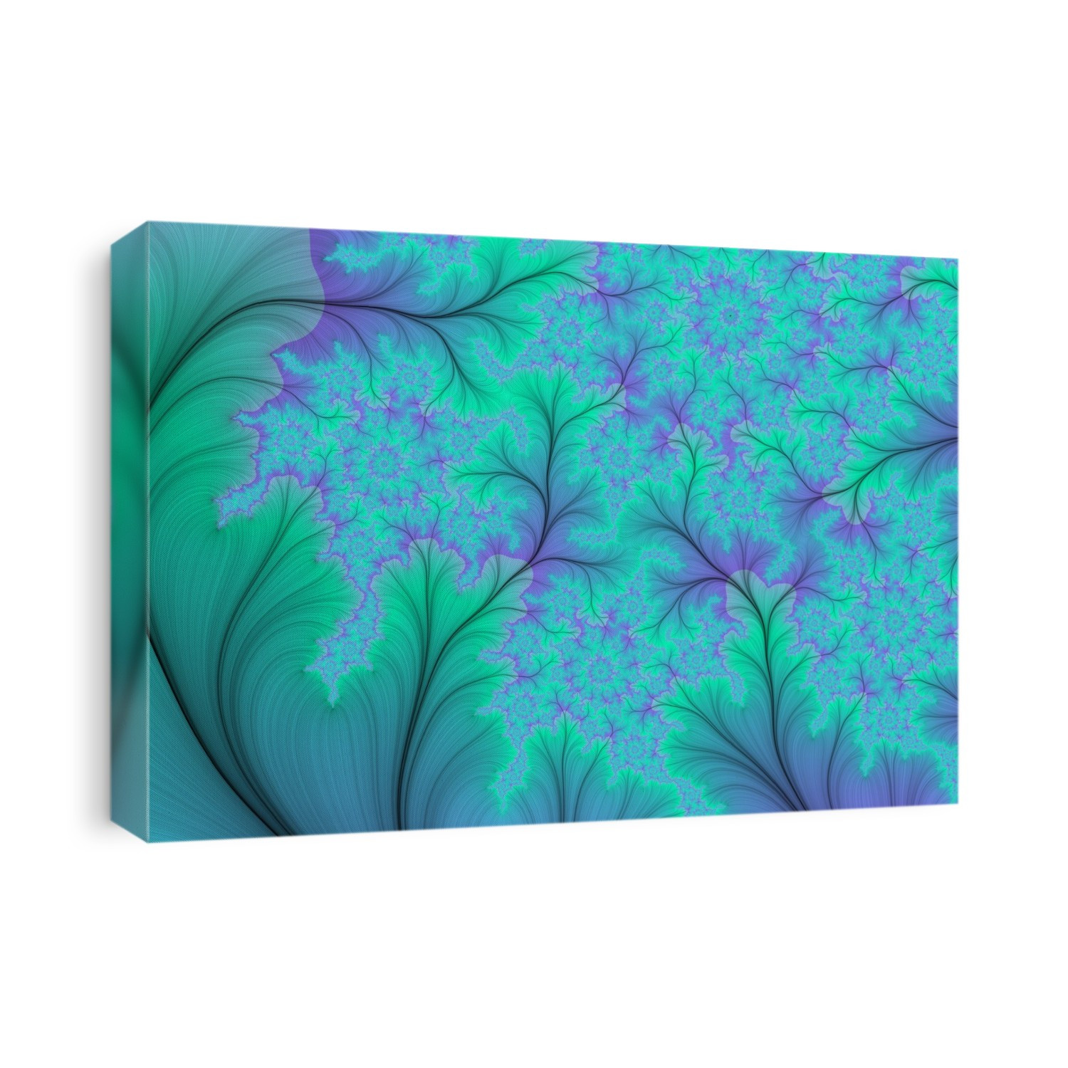 Fractal pattern. Fractals are geometric patterns that are recursively generated and have the same overall appearance at all levels of magnification. Fractal geometry can be used to derive the complex shapes found in nature. Fractals are also used to create models for real-world non-linear phenomena such as stock market prices, plant growth, the erosion of coastlines and fluid turbulence.