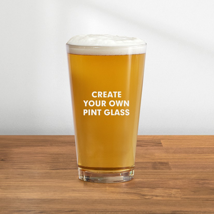 Create Your Own Engraved Pint Glass