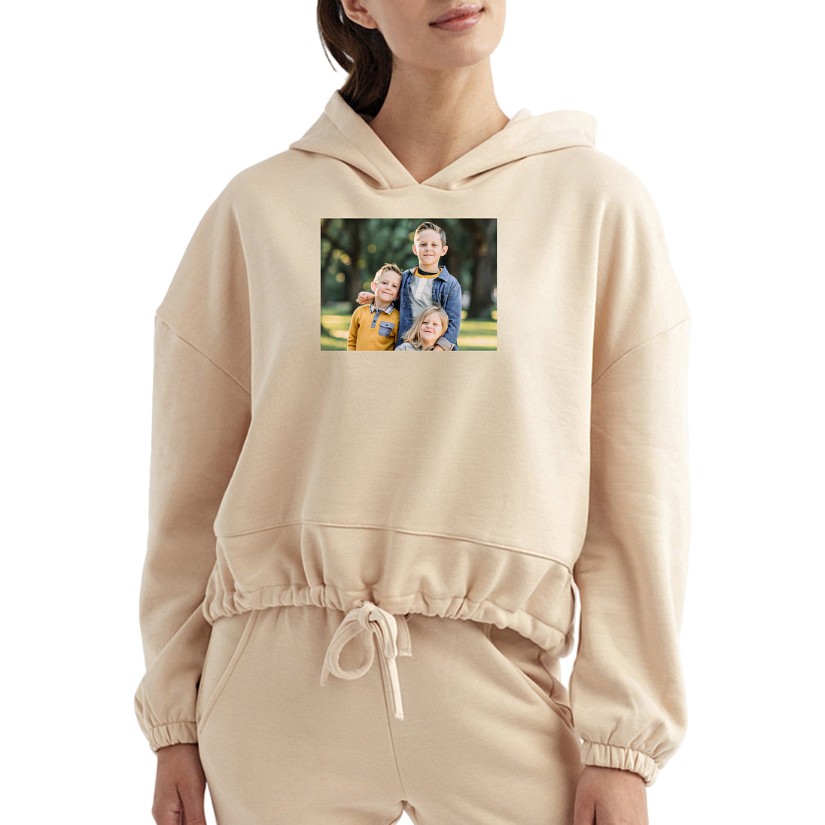 Women's Picture-Perfect Photo Cropped Hoodie