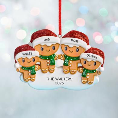 Gingerbread Family Ornament