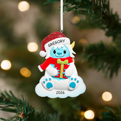 Christmas Yeti Ornament