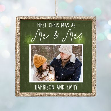 TwinkleBright® First Christmas Couple Photo Ornament