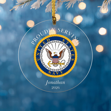 U.S. Navy® Emblem Round Ornament