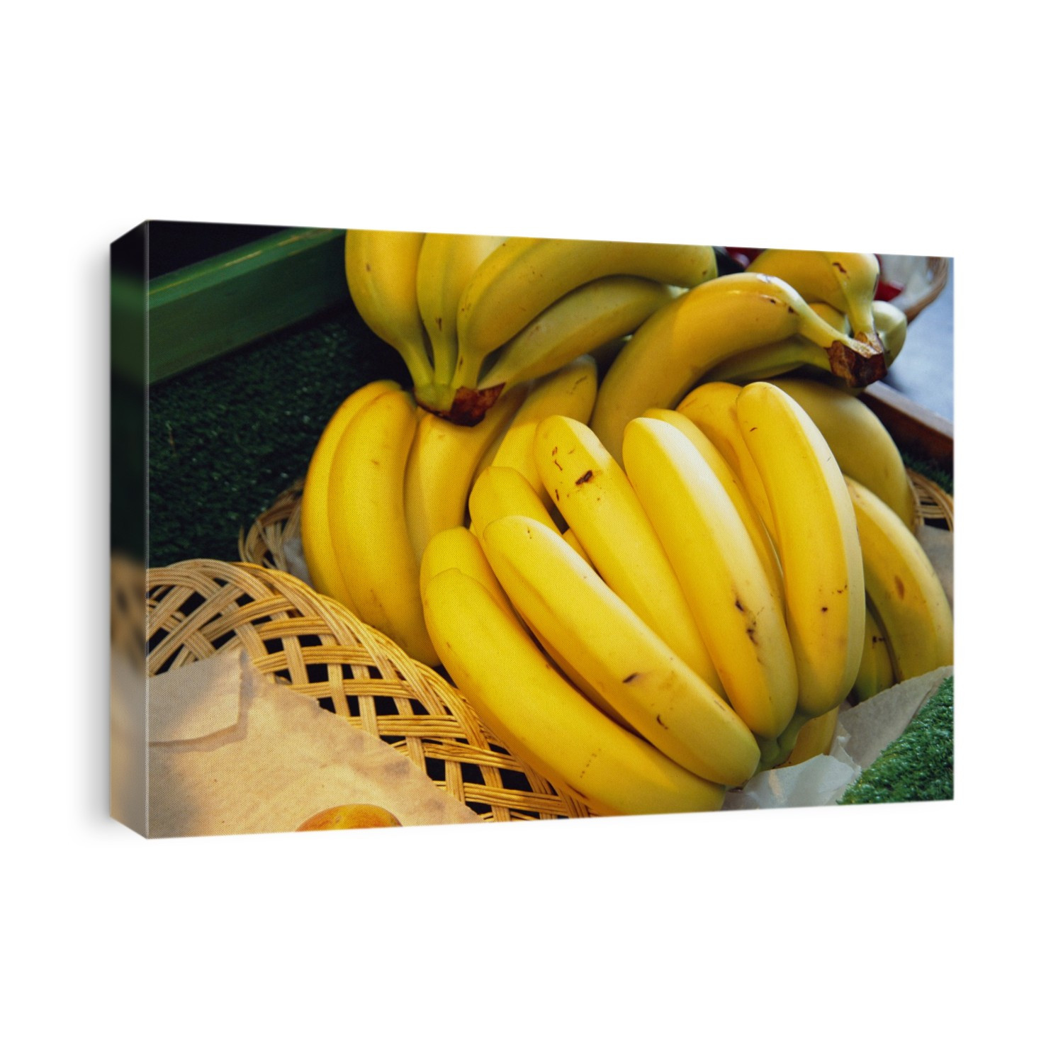 Organic bananas (Musa sp.). Bananas are a good source of potassium. Organic farming is a system of agriculture that aims to avoid the use of genetically modified organisms and most synthetic fertilisers, pesticides and herbicides.