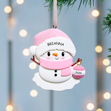 Baby Snowman Christmas Ornament