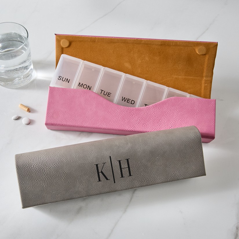 Initials Large Pill Organizer