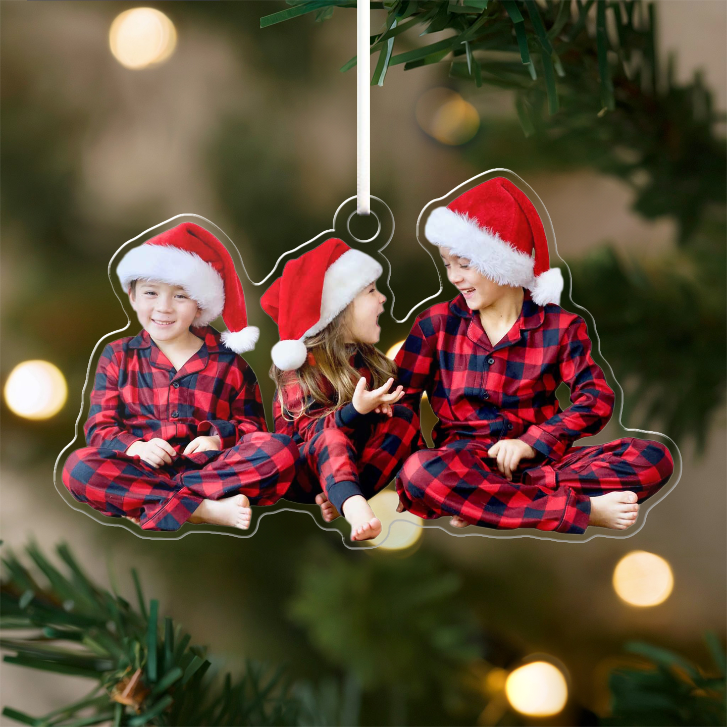 Laser-Cut Photo Acrylic Ornament