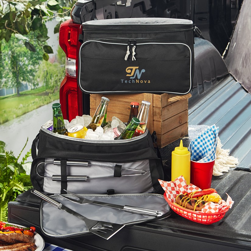BBQ Cooler Bag & Grill Tool Set 