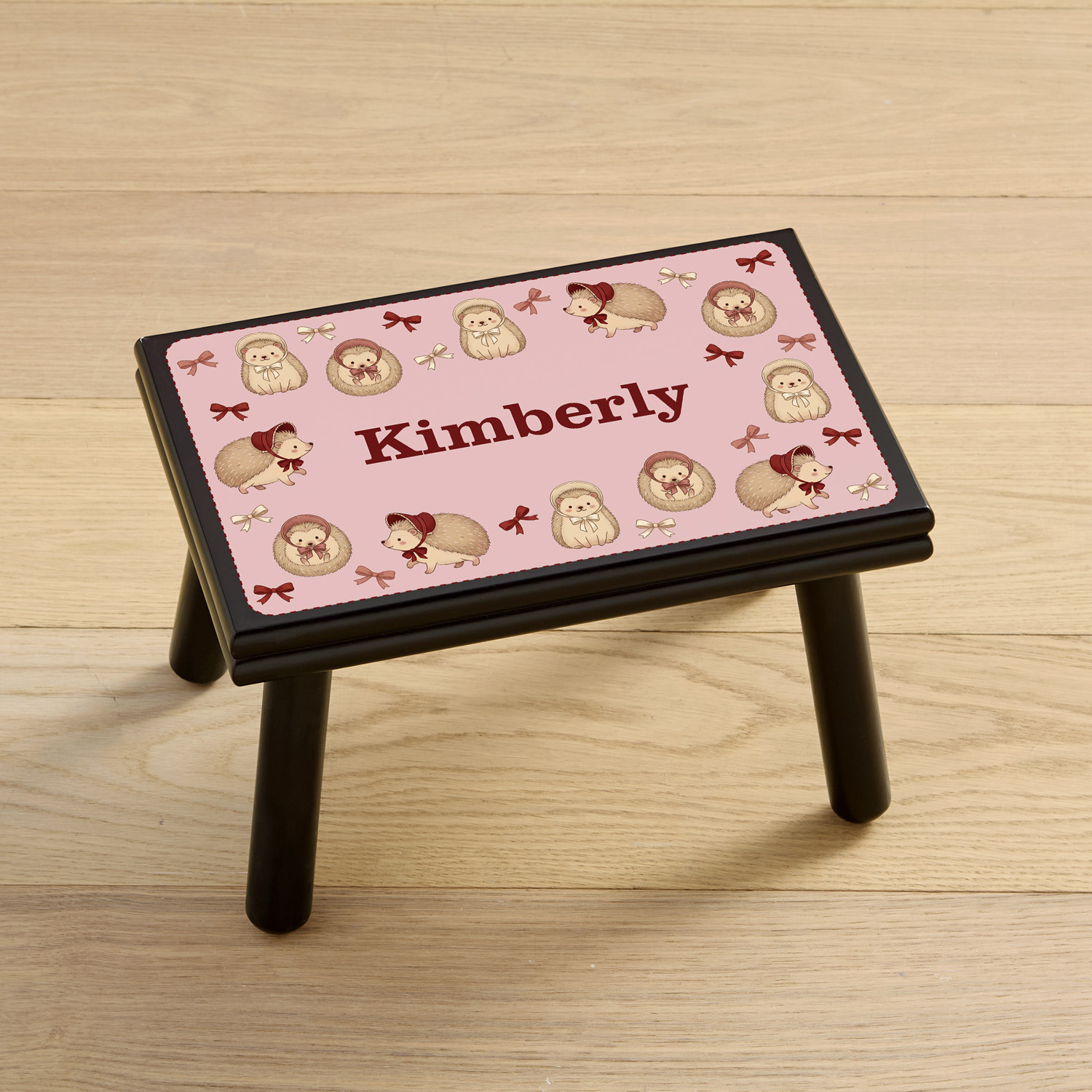 Hedgehogs and Ribbons Step Stool