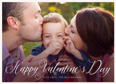 Valentine Script Valentines Cards