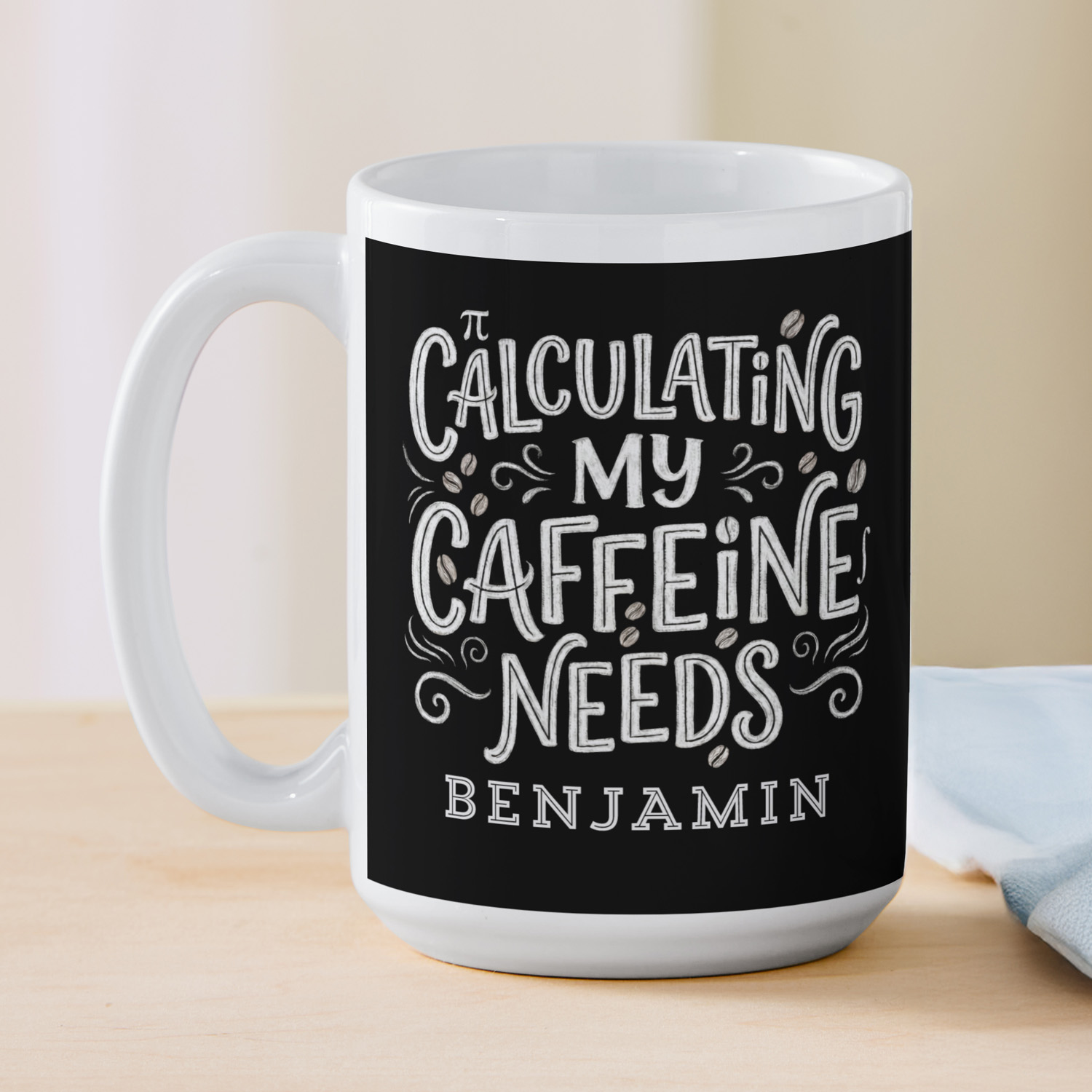Calculating Caffeine Pi Day Mug