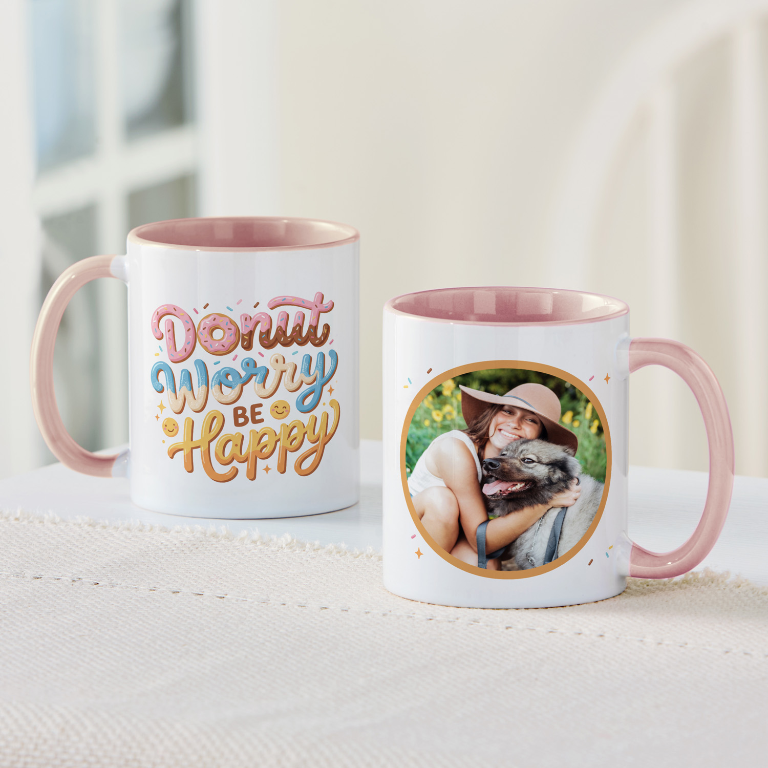 Donut Worry Photo Mug