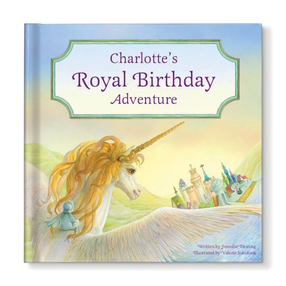 My Royal Birthday Adventure Personalized Book, Unicorn Edition