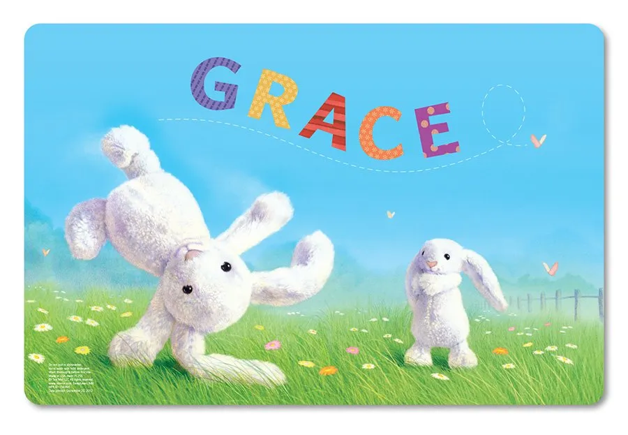 Snuggle Bunny Personalized Placemat