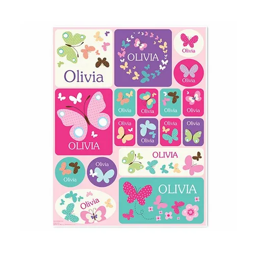 Butterflies Personalized Stickers
