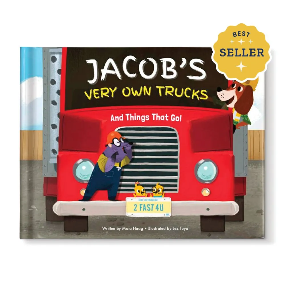 My Very Own Trucks Personalized Book