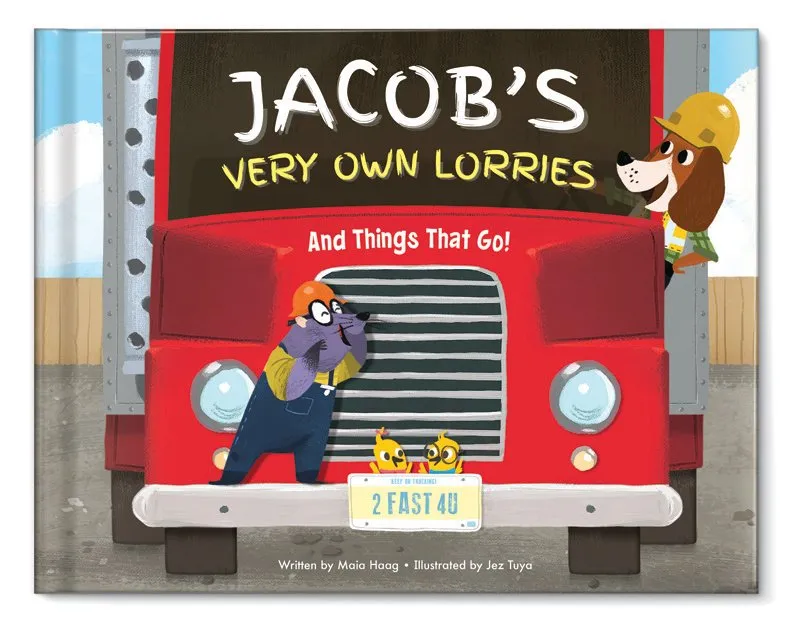 My Very Own Lorries Personalised Book