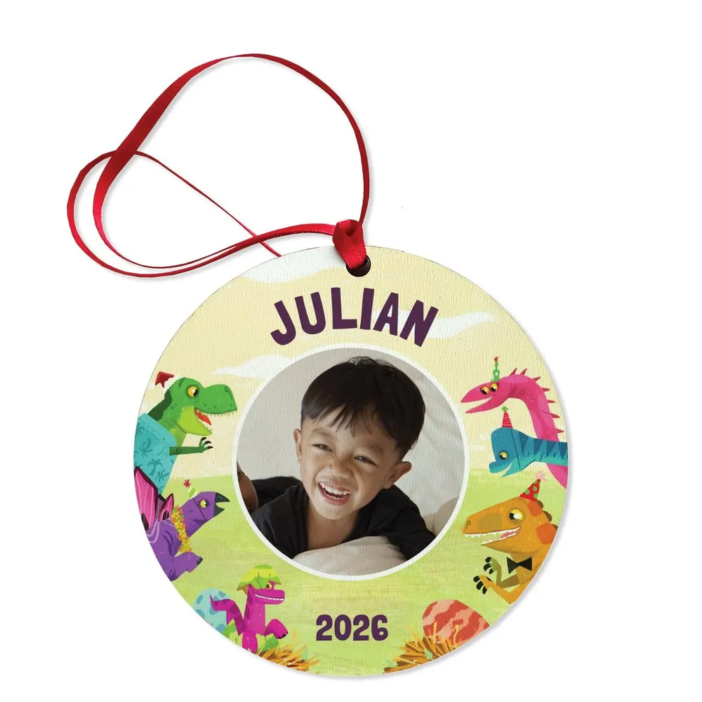 My Very Own Dinosaurs Personalised Photo Ornament