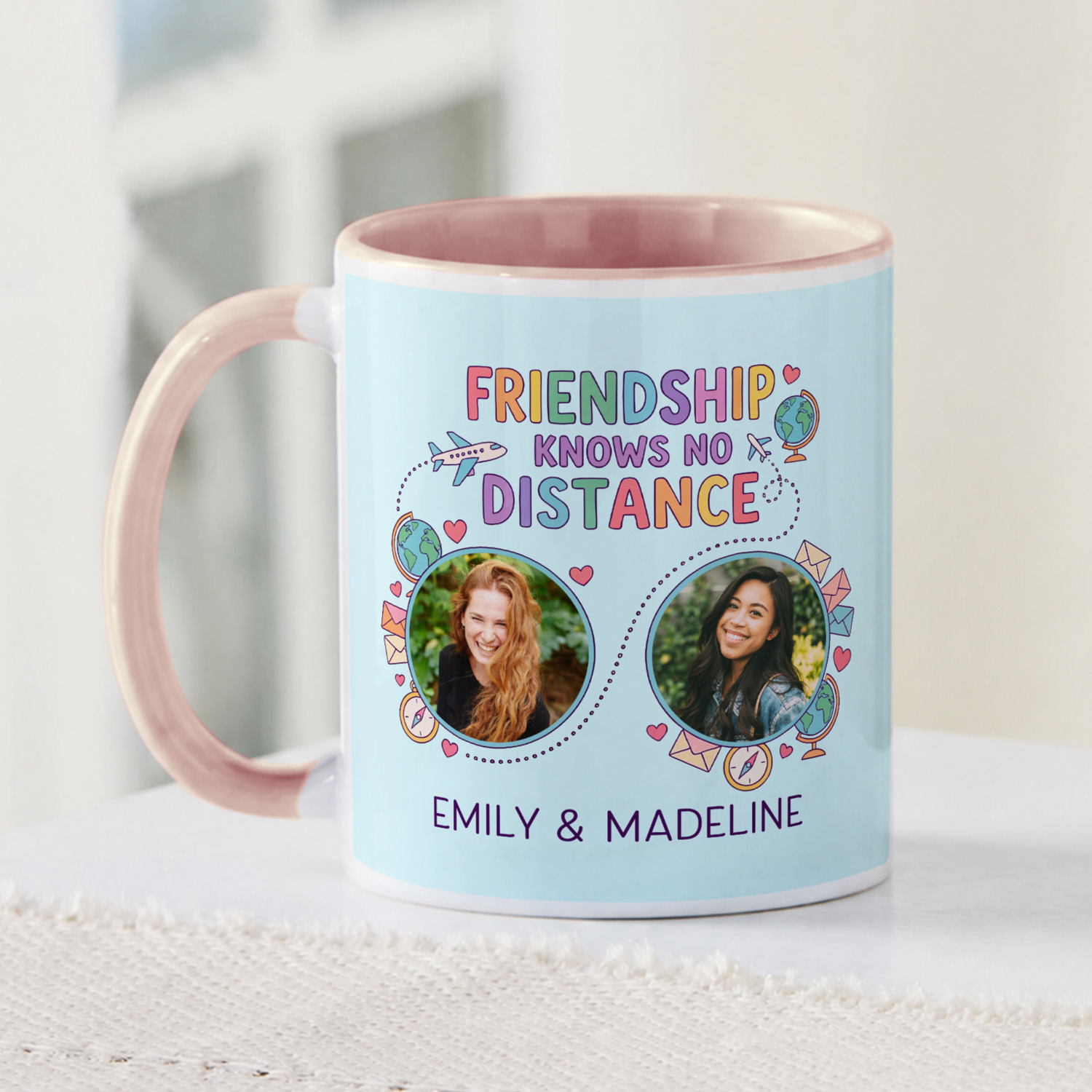 Friendship Knows No Distance Photo Mug