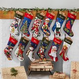 Vintage Needlepoint Stocking Collection