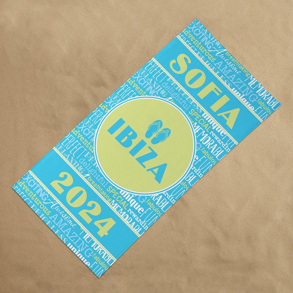 Splash of Memories Beach Towel