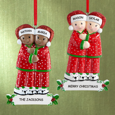 Pajama Family Ornament