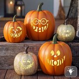 Light-Up Design Your Own Pumpkin Family