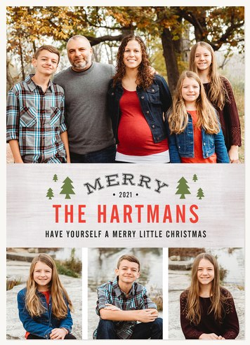 Charming Pines Personalized Holiday Cards