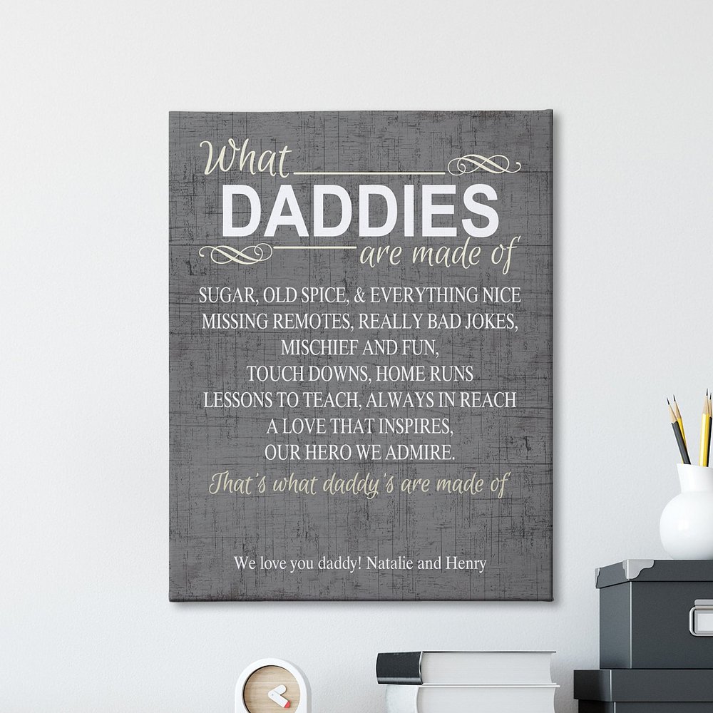 What He's Made Of Wall Art