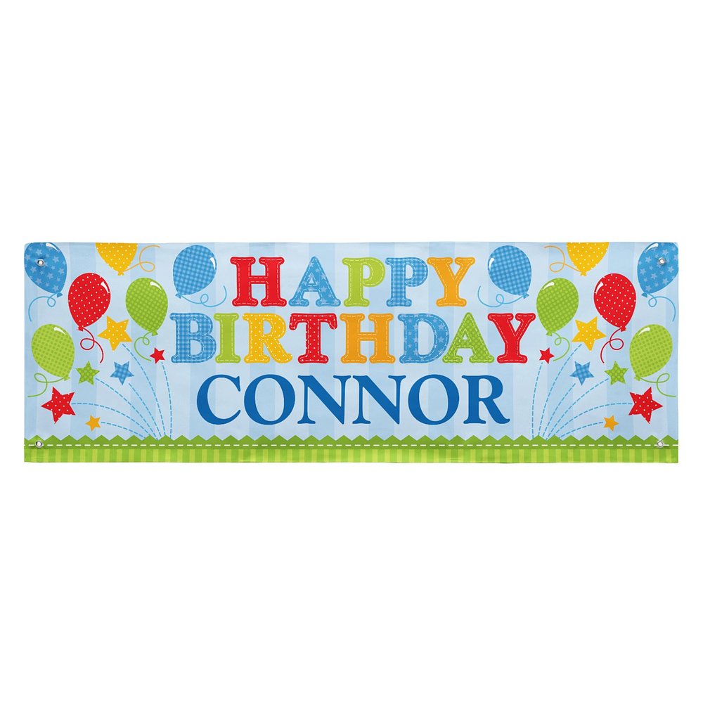 Fireworks Birthday Banner- 6ft