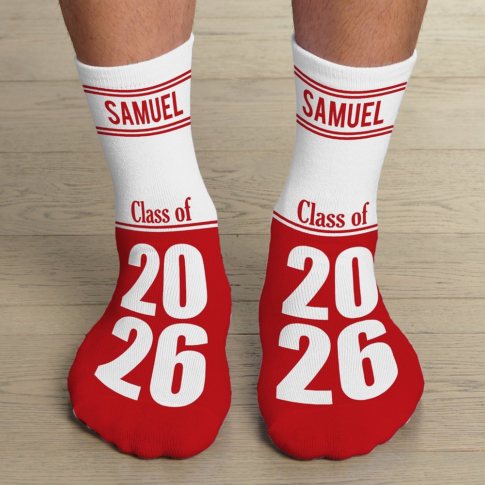 School Color Graduation Socks