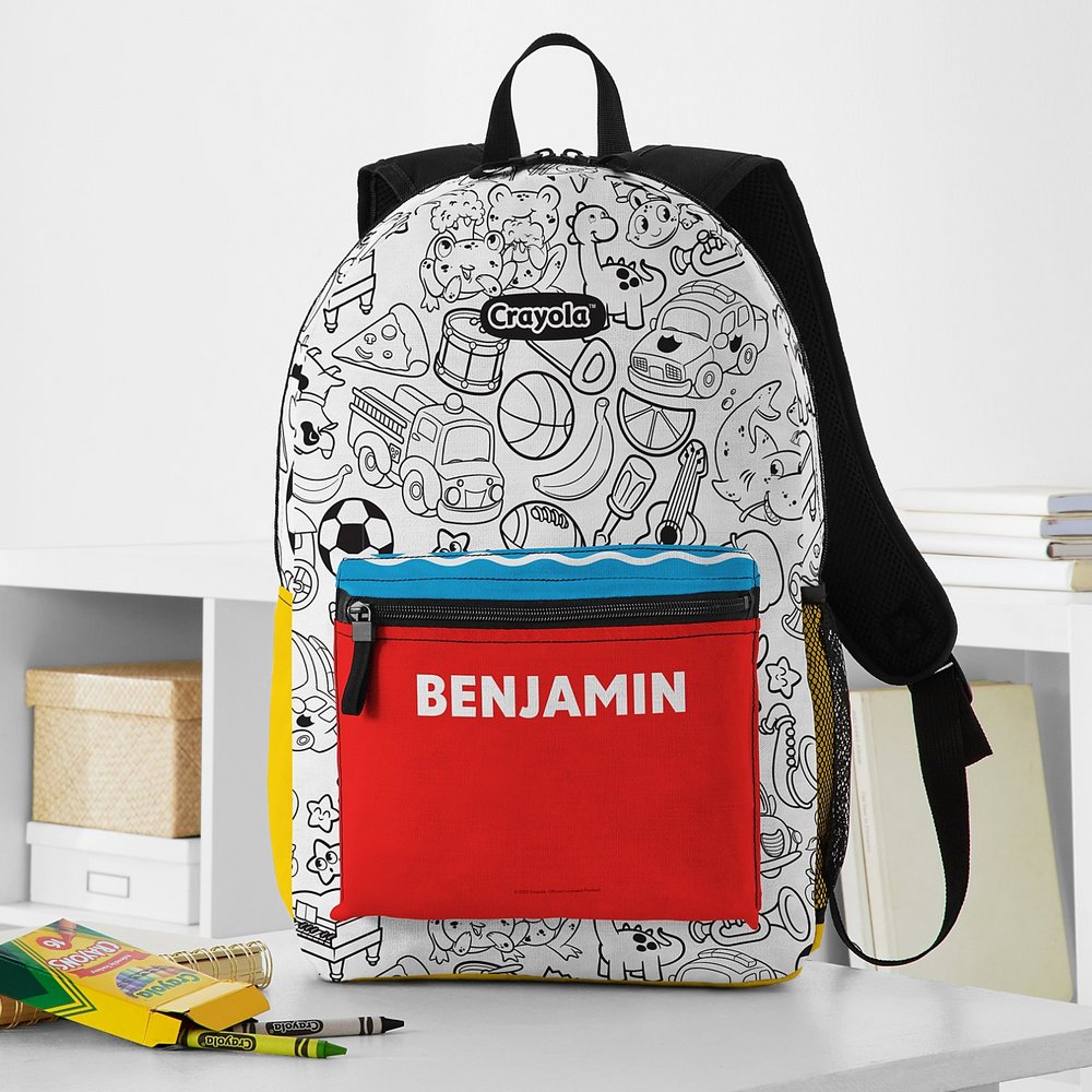 Crayola™  B&W Coloring Book Pattern Backpack