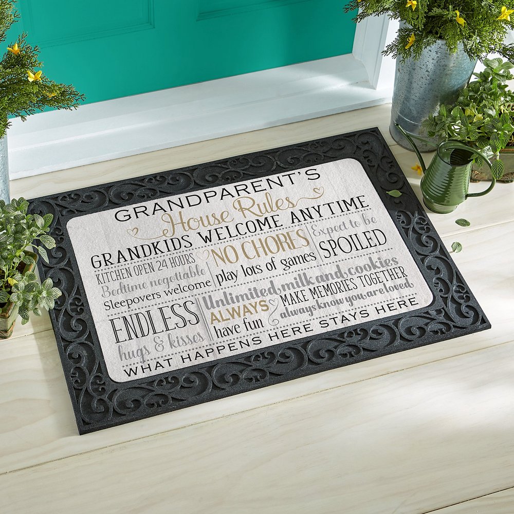 Grandparents Rules Doormat