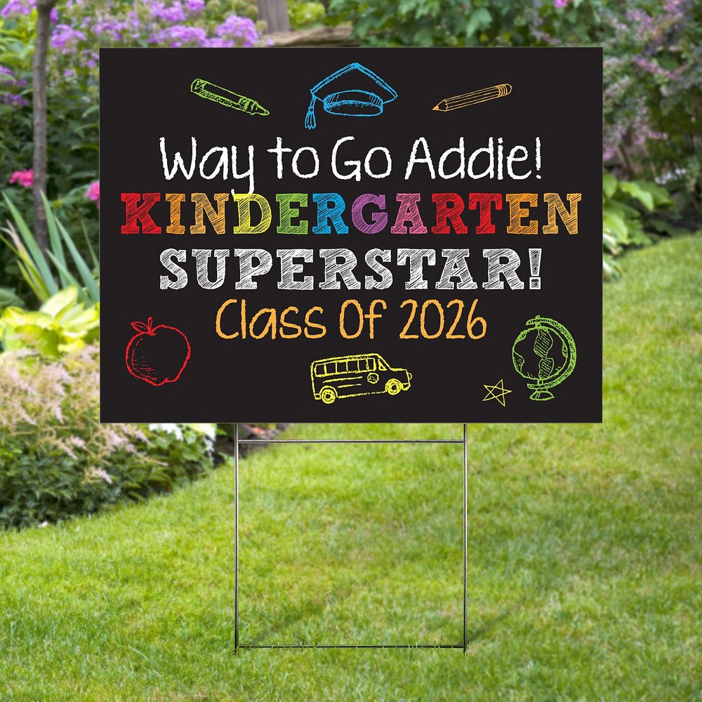 Colorful Celebrations Graduation Yard Sign