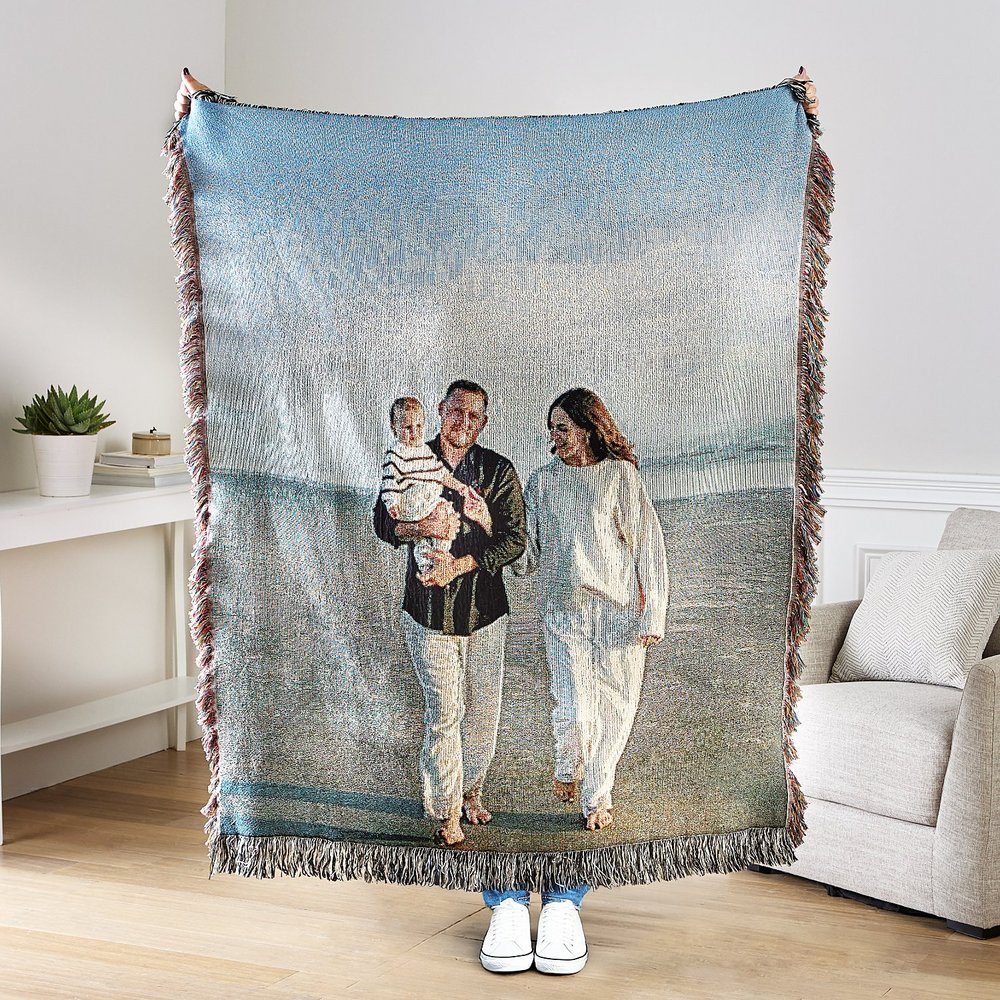 Photo Weave Throw