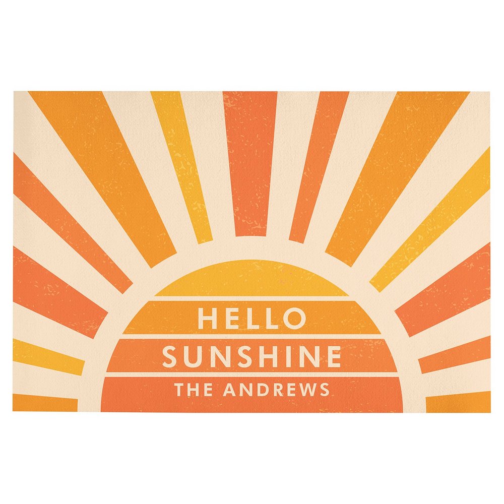 Hello Sunshine Doormat - 24x36