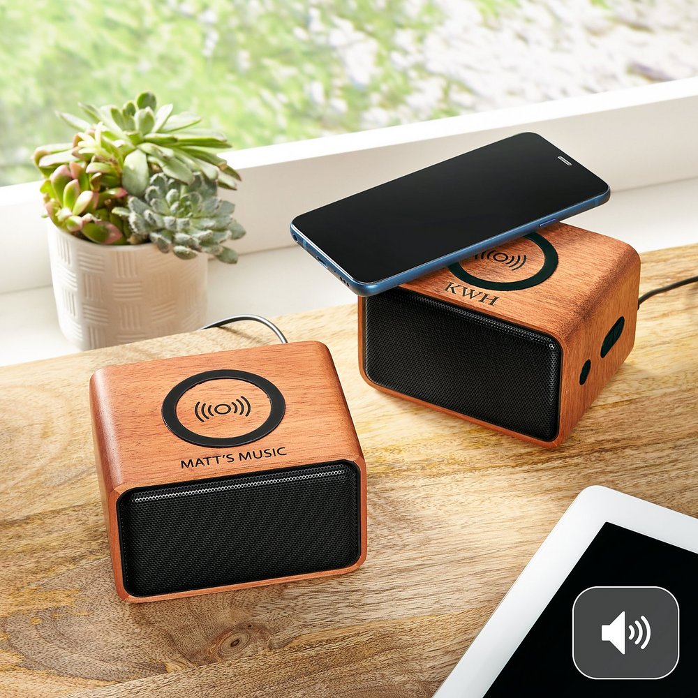 Wireless Charge & Play Speaker