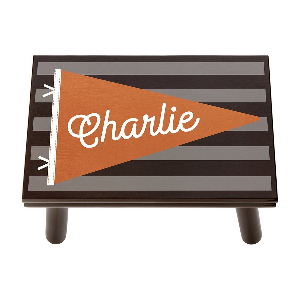 Classic Pennant Step Stool - Espresso