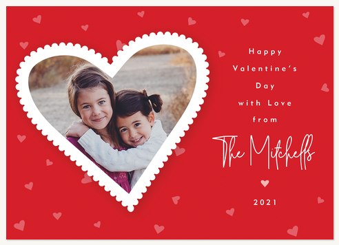 Doily Heart Valentines Cards