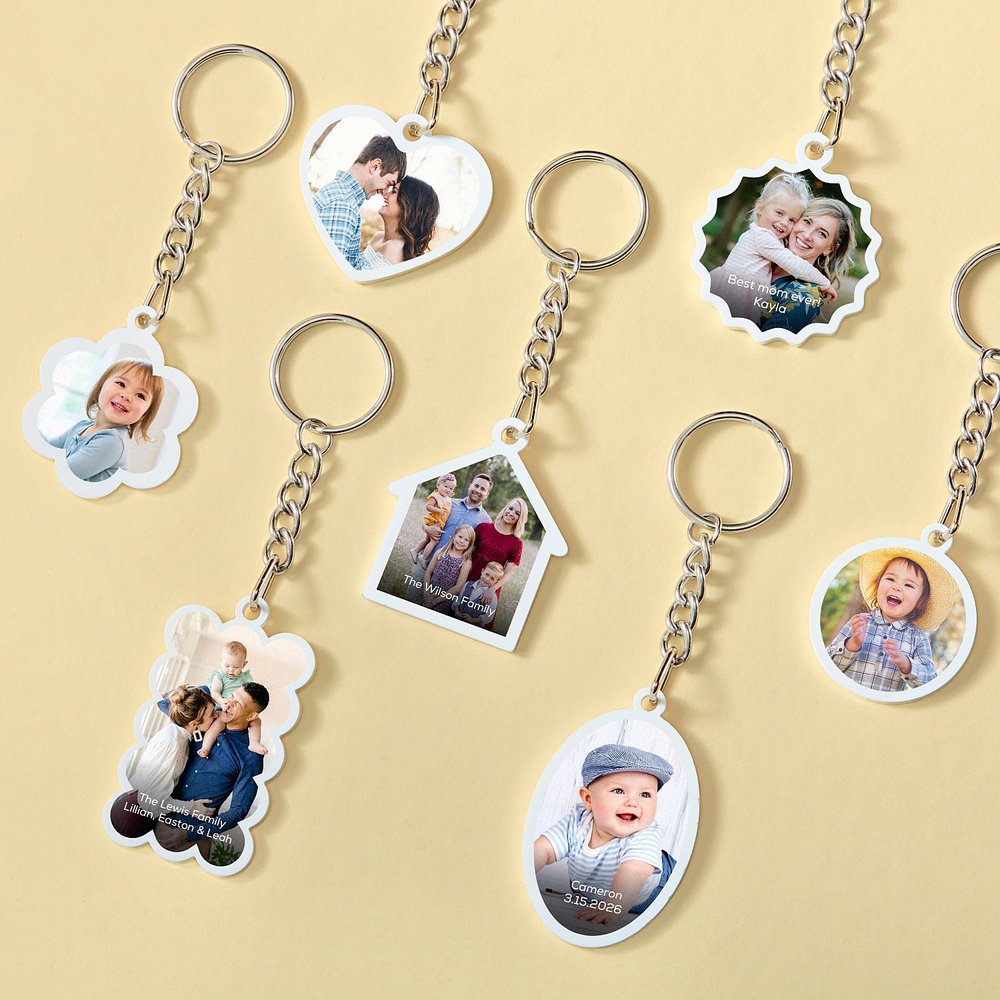 Picture Perfect Photo Acrylic Keychain