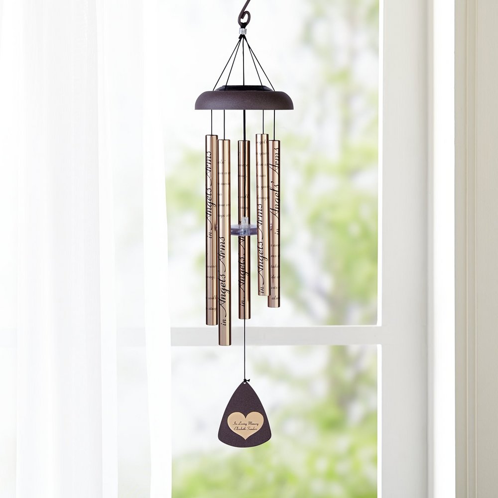 Your Light Shines Bright Solar Wind Chime Sail