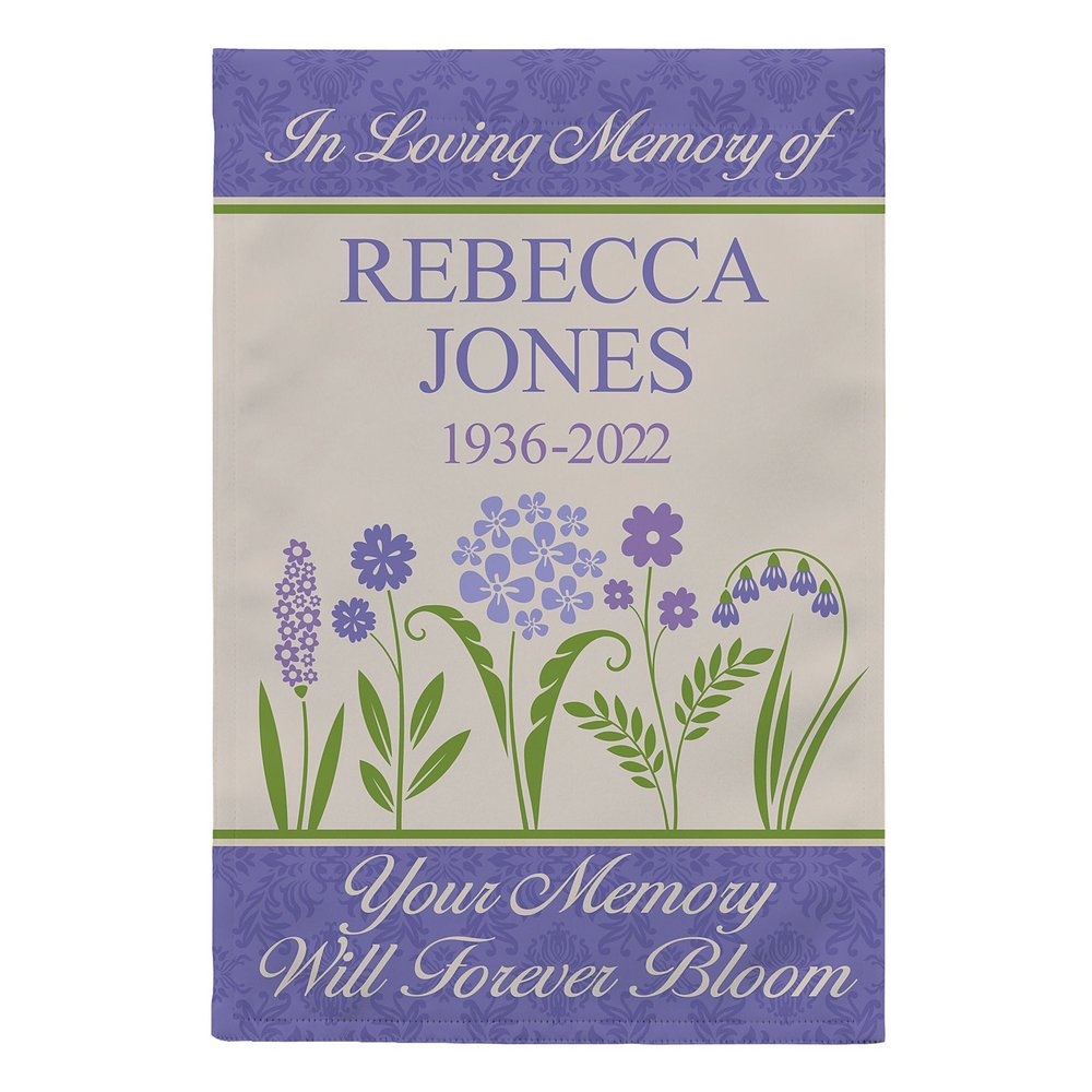 Memories Bloomed Garden Flag
