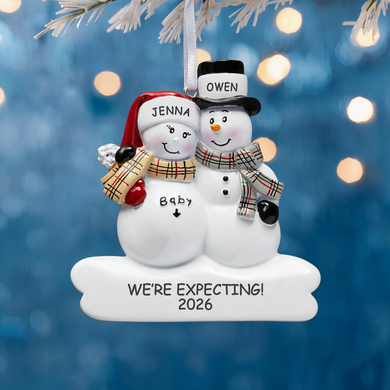 We're Expecting Couple Ornament