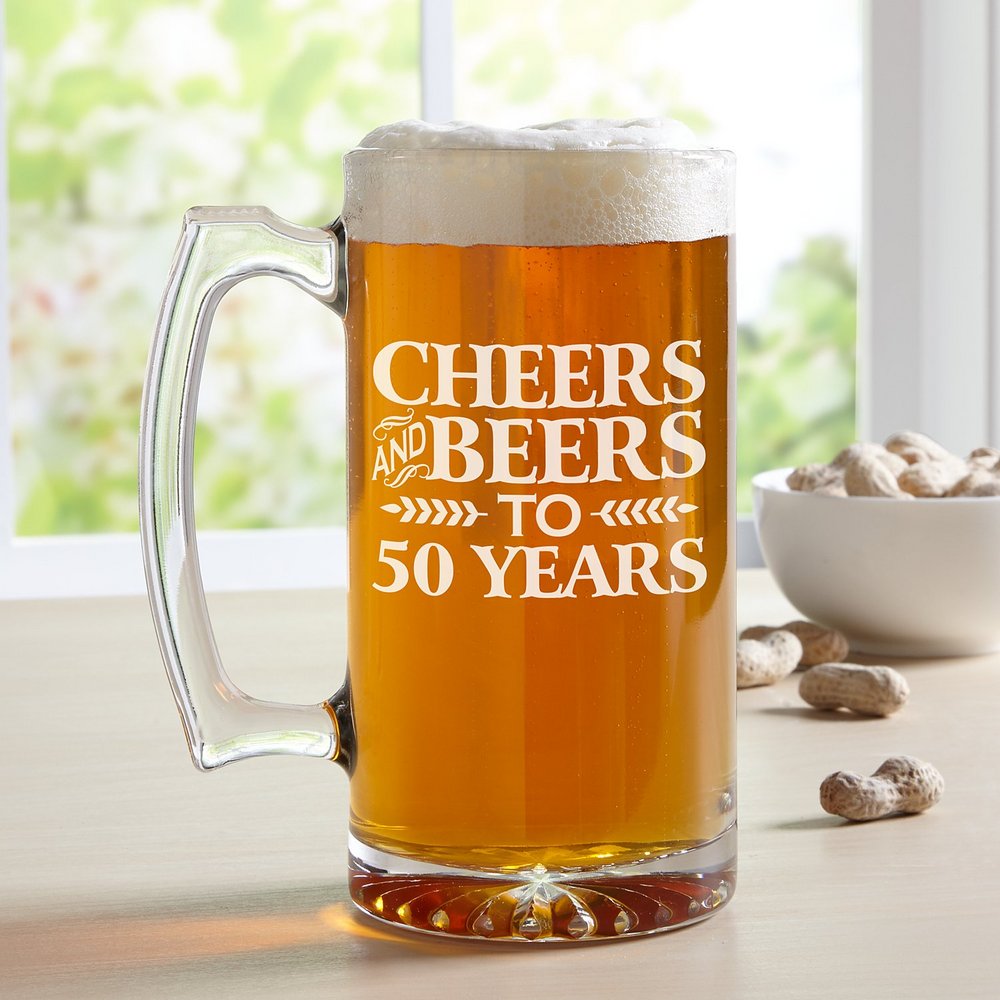 Cheers and Beers Oversized Beer Mug