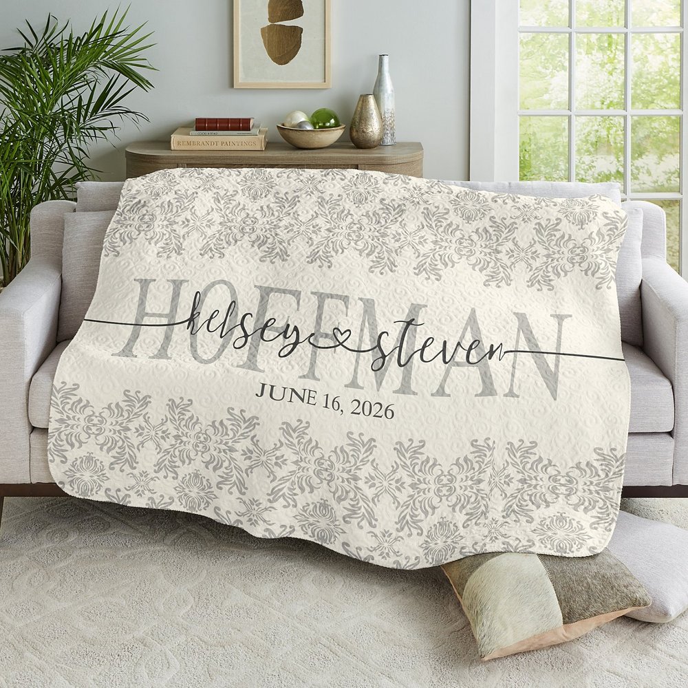 Love Connects Us Quilted Throw