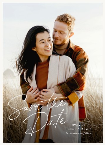 Timeless Love Save the Date Cards