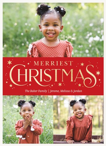 Storybook Sparkle Photo Holiday Cards