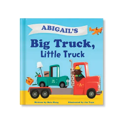 My Big Truck, Little Truck Personalised Board Book