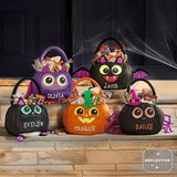 Cute and Safe Reflective Personalized Halloween Treat Bag
