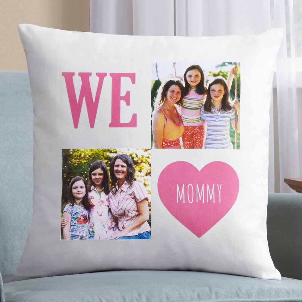 Cherished Memories Personalized Photo Pillow